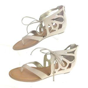 Carlos by Santana Womens 8 Sandals Katarina Beige